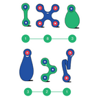 Itsy Pack Green/Blue