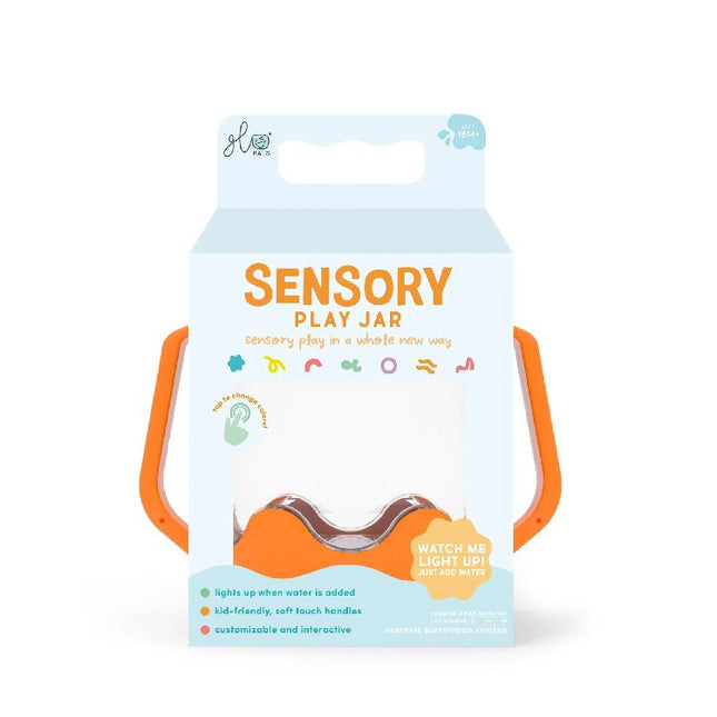 Glopals Sensory Play Jar oranje