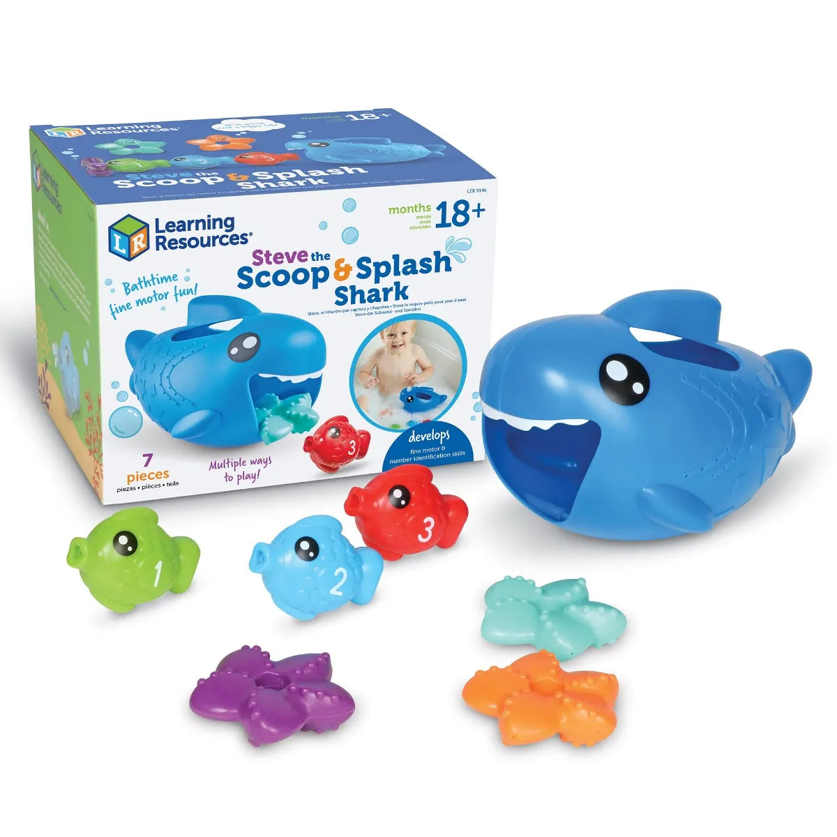 Learning Resources Steve the Scoop & Splash Shark