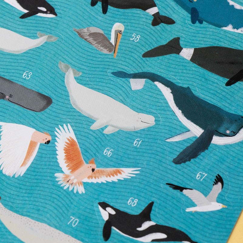 Activity - Animal world poster and stickers