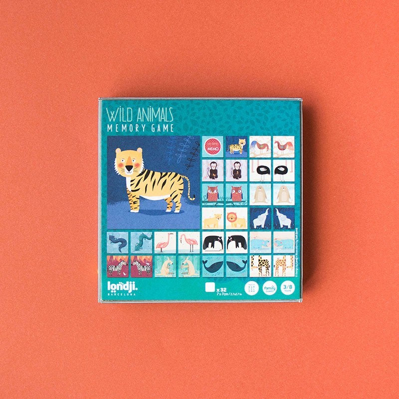 Memory game - Wild animals