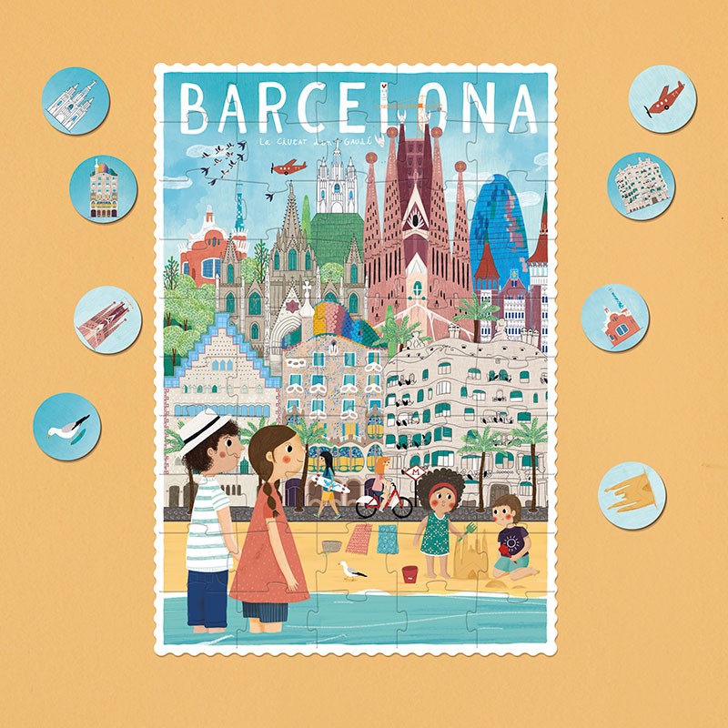 Puzzel - Barcelona sorra