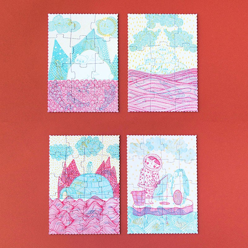 Puzzel - Dans l'igloo