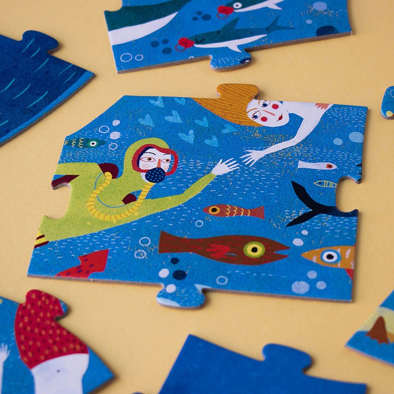 Puzzel  My big blue puzzle