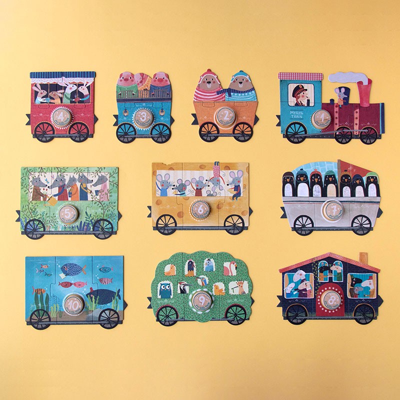 Puzzel- My little train