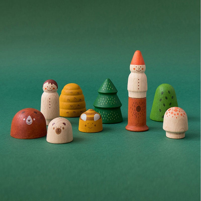 Wooden Toy My wooden world, forest