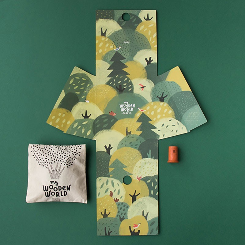 Wooden Toy My wooden world, forest