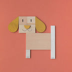 Wooden Toy The fox and the mouse