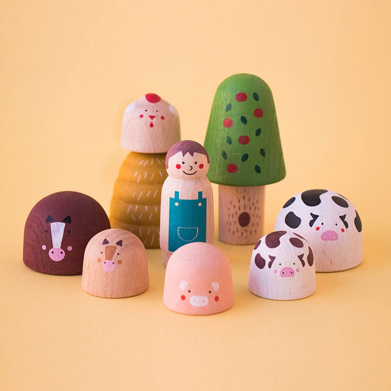 Wooden Toy  My wooden world, farm