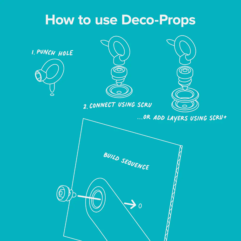 Deco-props Twisties (18 onderdelen)
