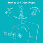 Deco-props Googlies (21 onderdelen)