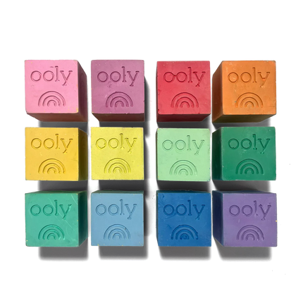 Ooly stoepkrijt Chalk-O-Rama set van 12