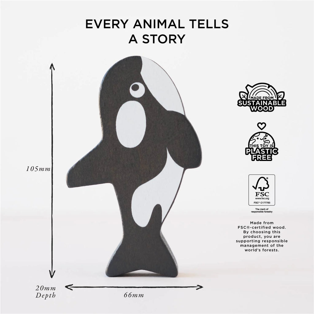 Oceaan Houten Dieren Stapelen Speelgoed