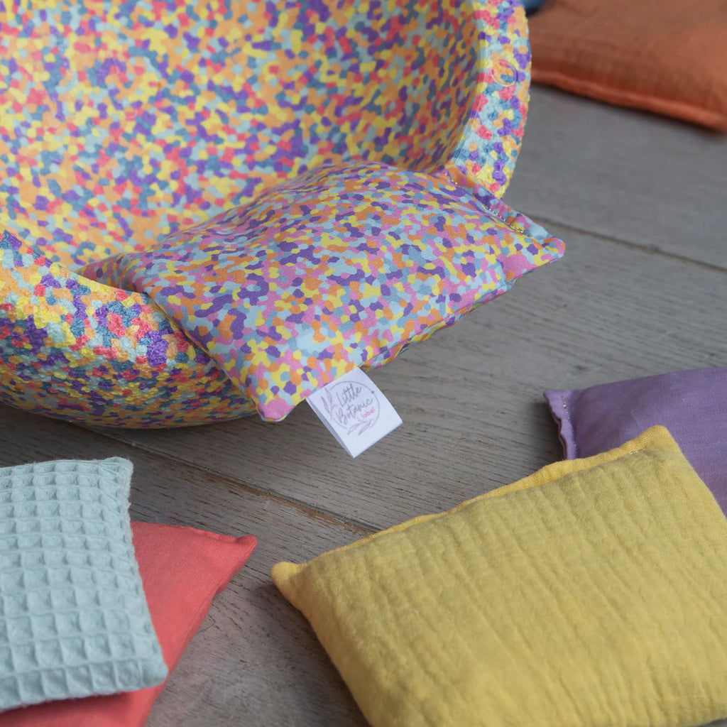 Sensorische pittenzakjes Pastel set van 6 & pastel confetti