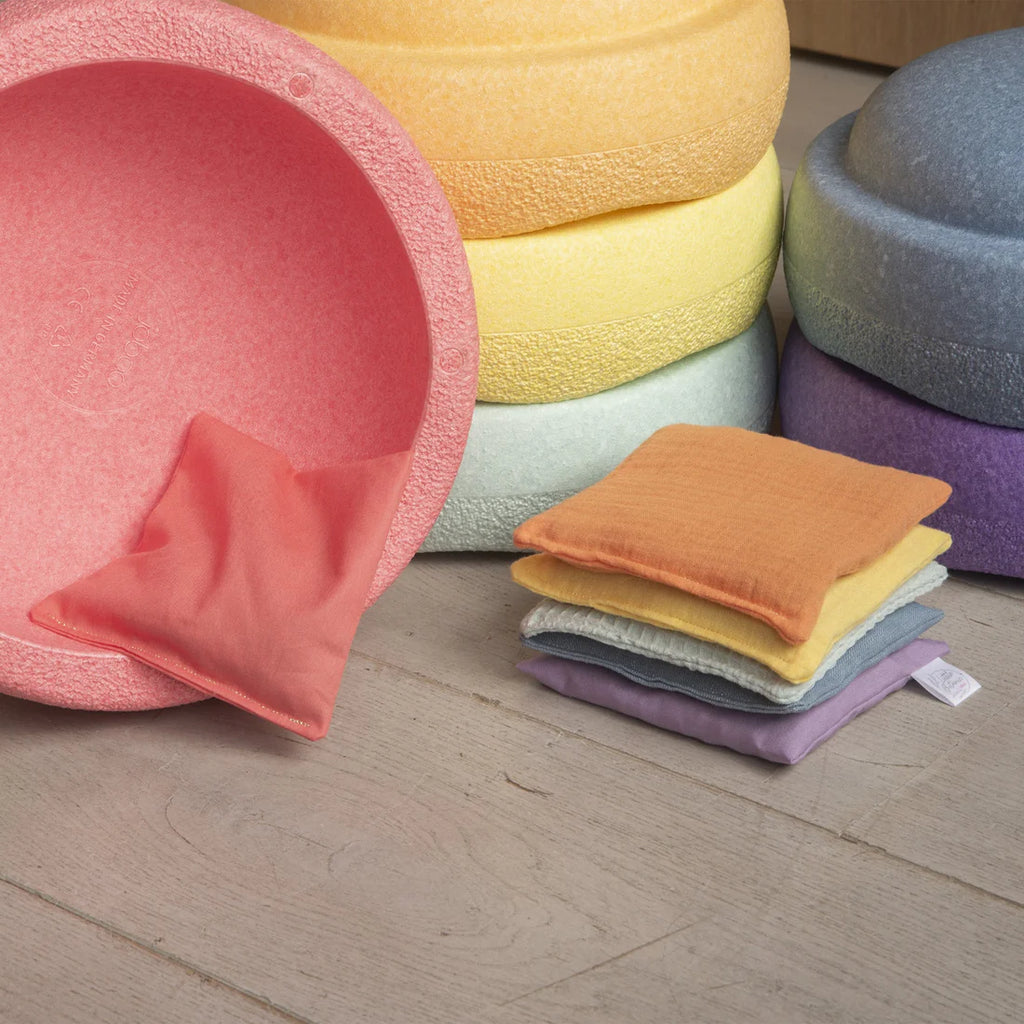 Sensorische pittenzakjes  Pastel set van 6