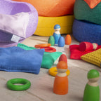 Sensorische pittenzakjes Regenboog set van 6 & Waves