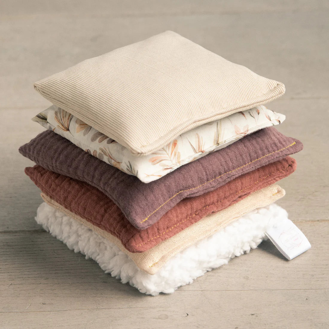 Sensorische pittenzakjes  Nature set van 6