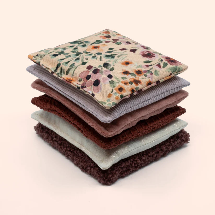 Sensorische pittenzakjes  Rouge set van 6