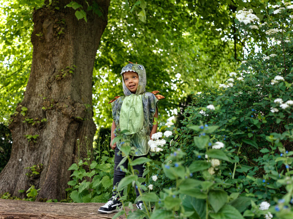 T-Rex cape, 2 jaar, 92 cm, lengte 44 cm