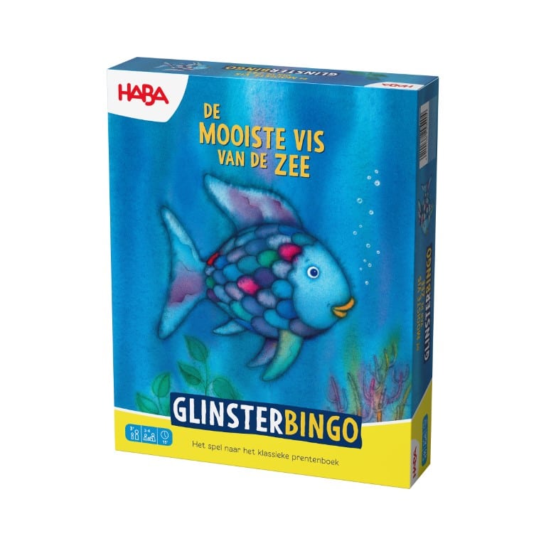 De regenboogvis Glitter-Bingo