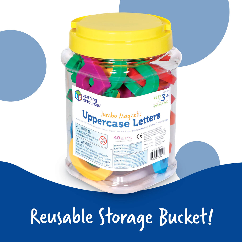 Jumbo Uppercase Magnetic Letters