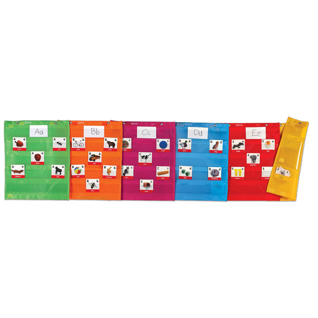 Magnetische Pocket Grafiek Vierkanten, Set van 6