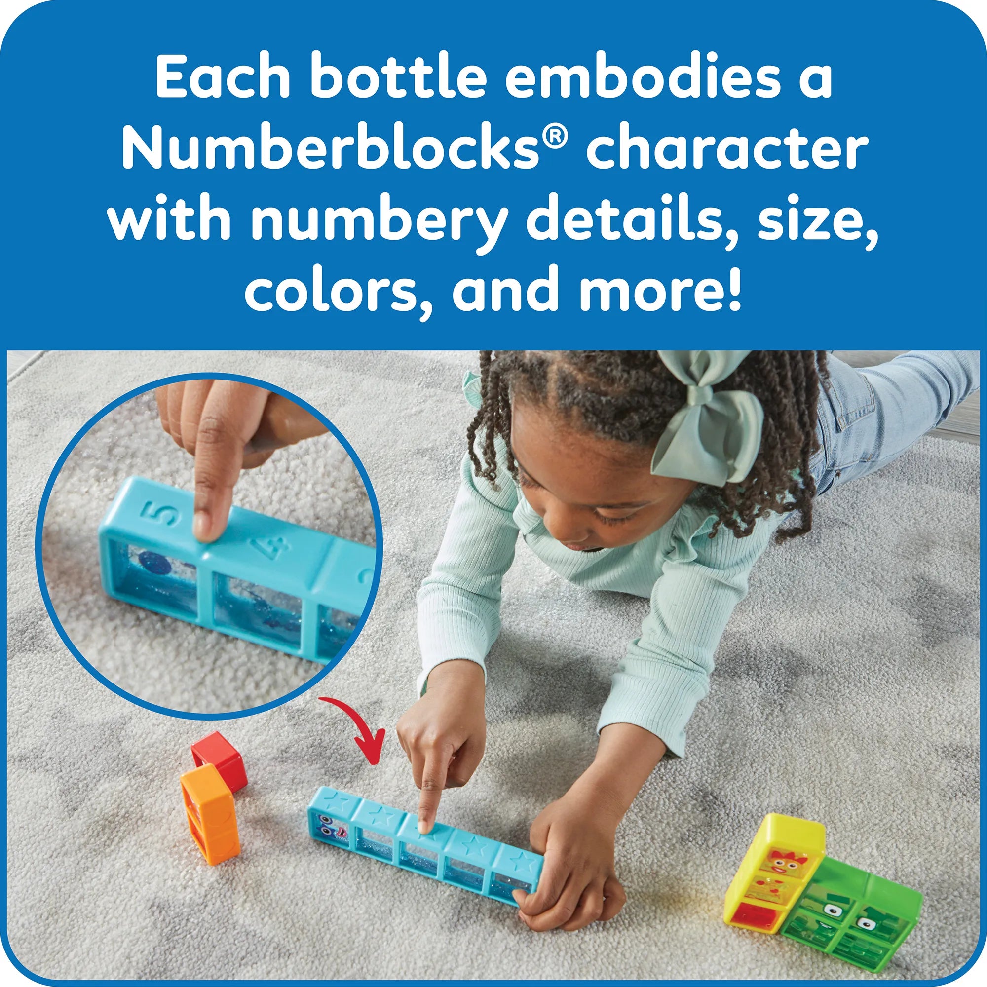 Numberblocks® One to Five Sensory Bottles