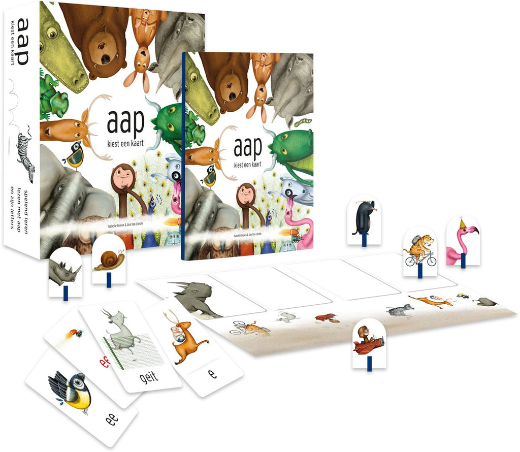 Aap kiest een kaart