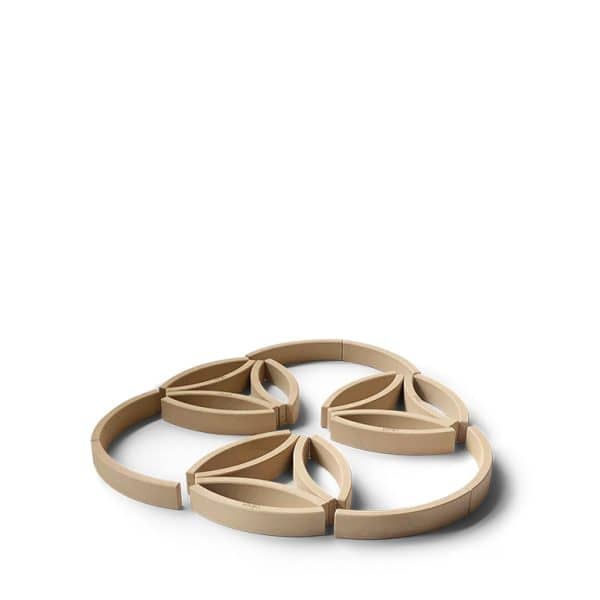 Abel blocks mini rewood set van 24 houten blokken