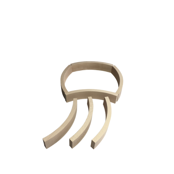 Abel blocks mini rewood set van 12 houten blokken