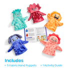 Feelings Family™ Hand puppets *Loved, Nervous, Frustrated, Lonely, and Excited