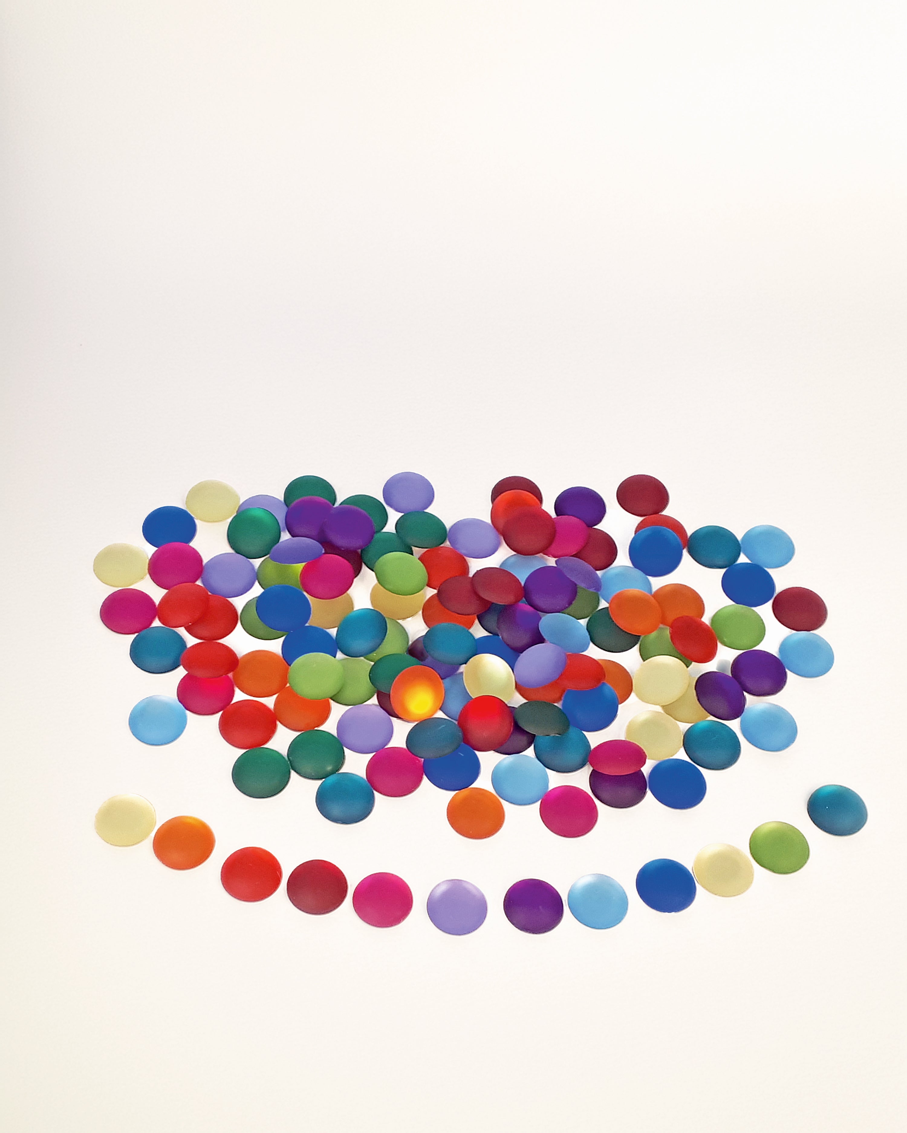 3138 Matte fonkelstenen 120 stuks