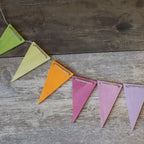 Pennant banner pastel