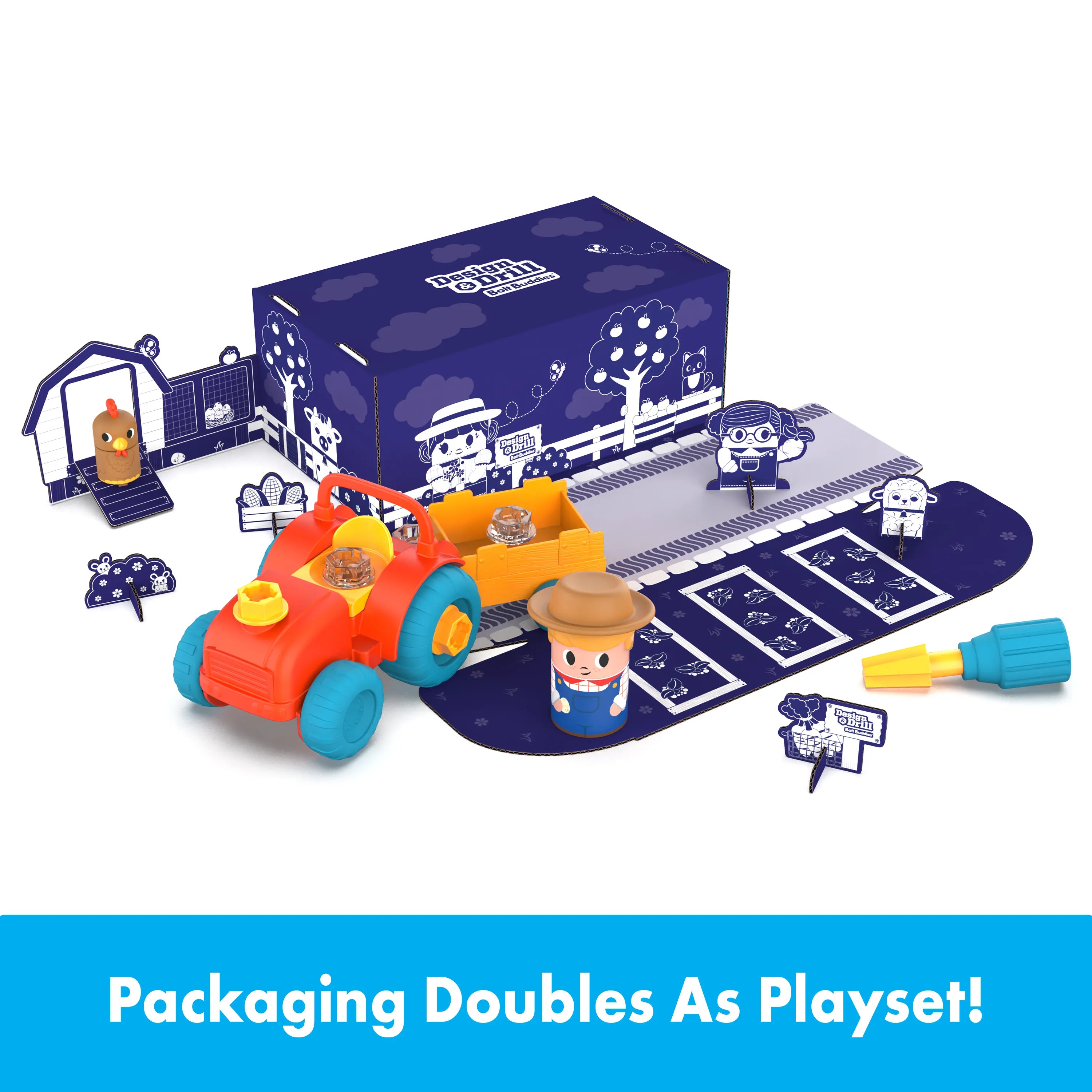 Design & Drill® Bolt Buddies® Tractor