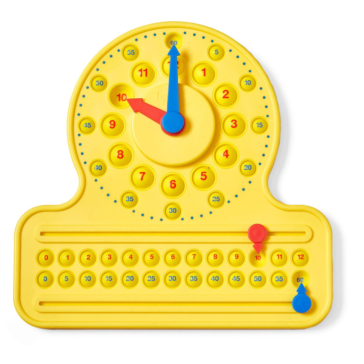 NumberLine Clock - Sensory Bubble Popper