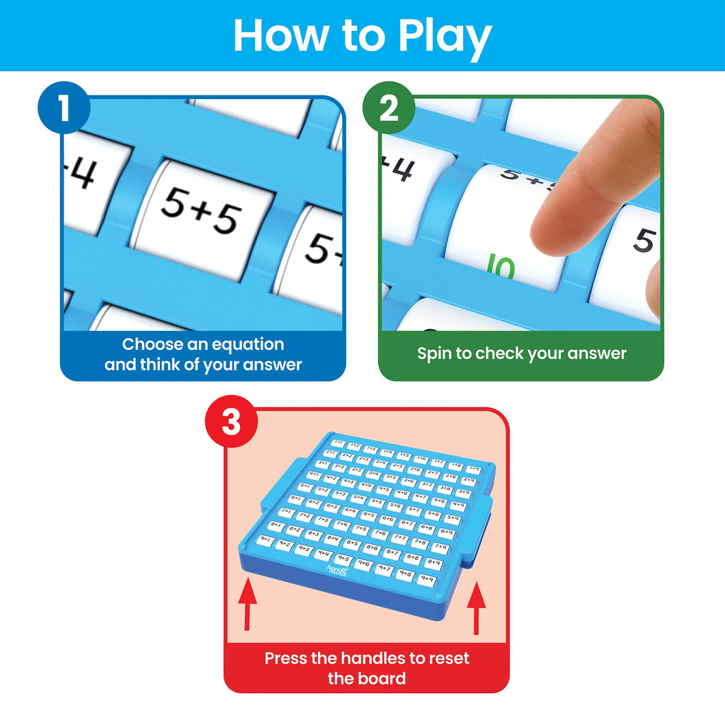 Interactive Math Facts Board Optellen
