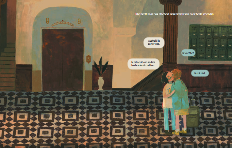 De lift in onze flat