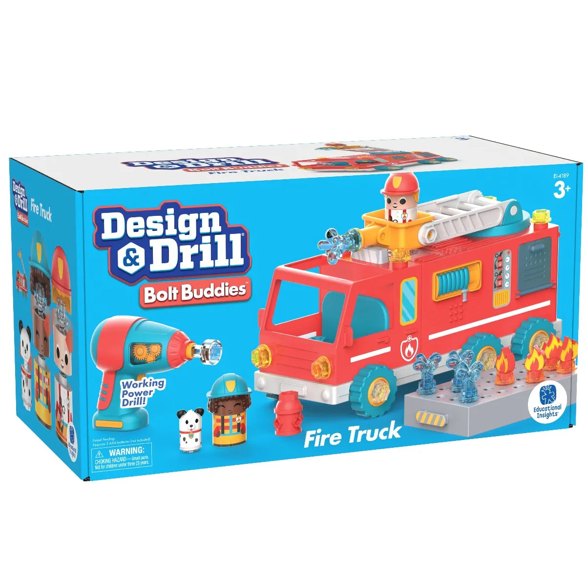Learning Resources Design & Drill Bolt Buddies® Brandweerwagen