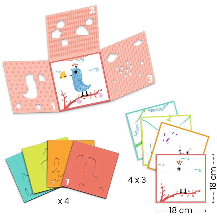 3 Sjablonen voor één afbeelding