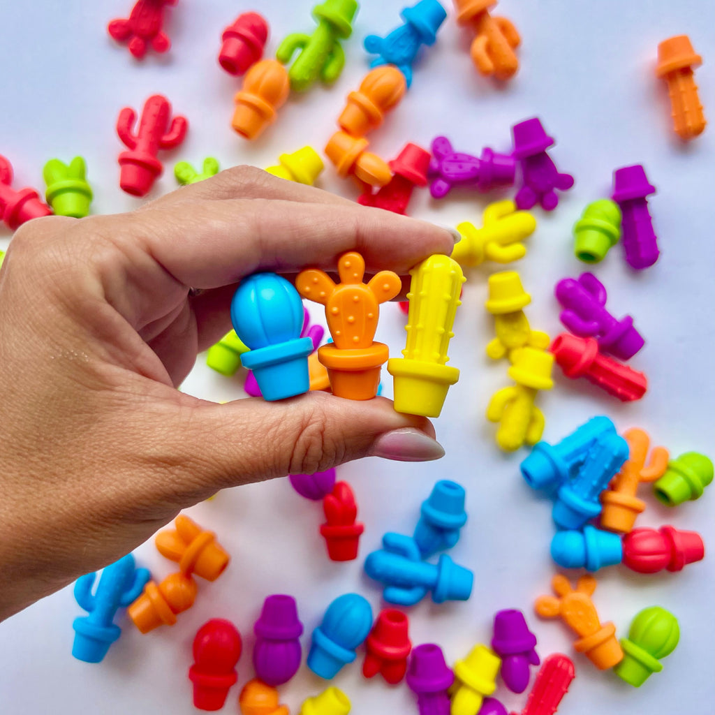 Colorful Cactus Counters