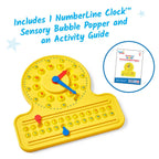 NumberLine Clock - Sensory Bubble Popper