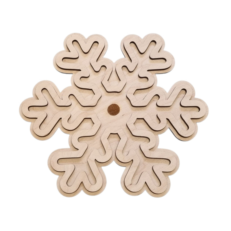 Vulvorm / speeltray sneeuwvlok