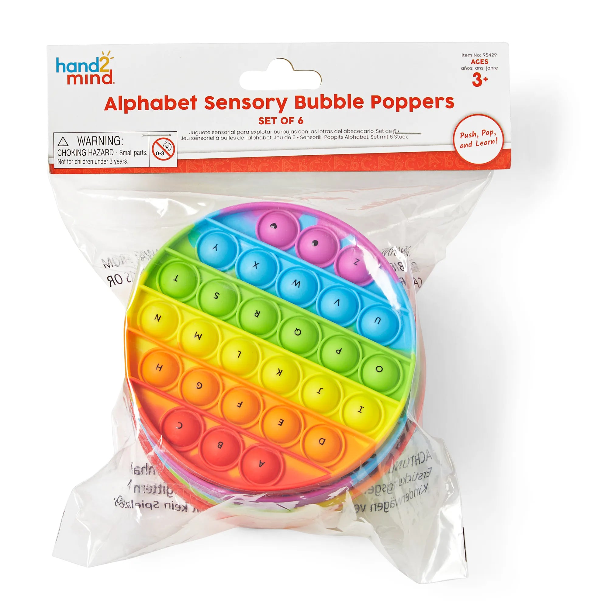 Alphabet Sensory Bubble Poppers