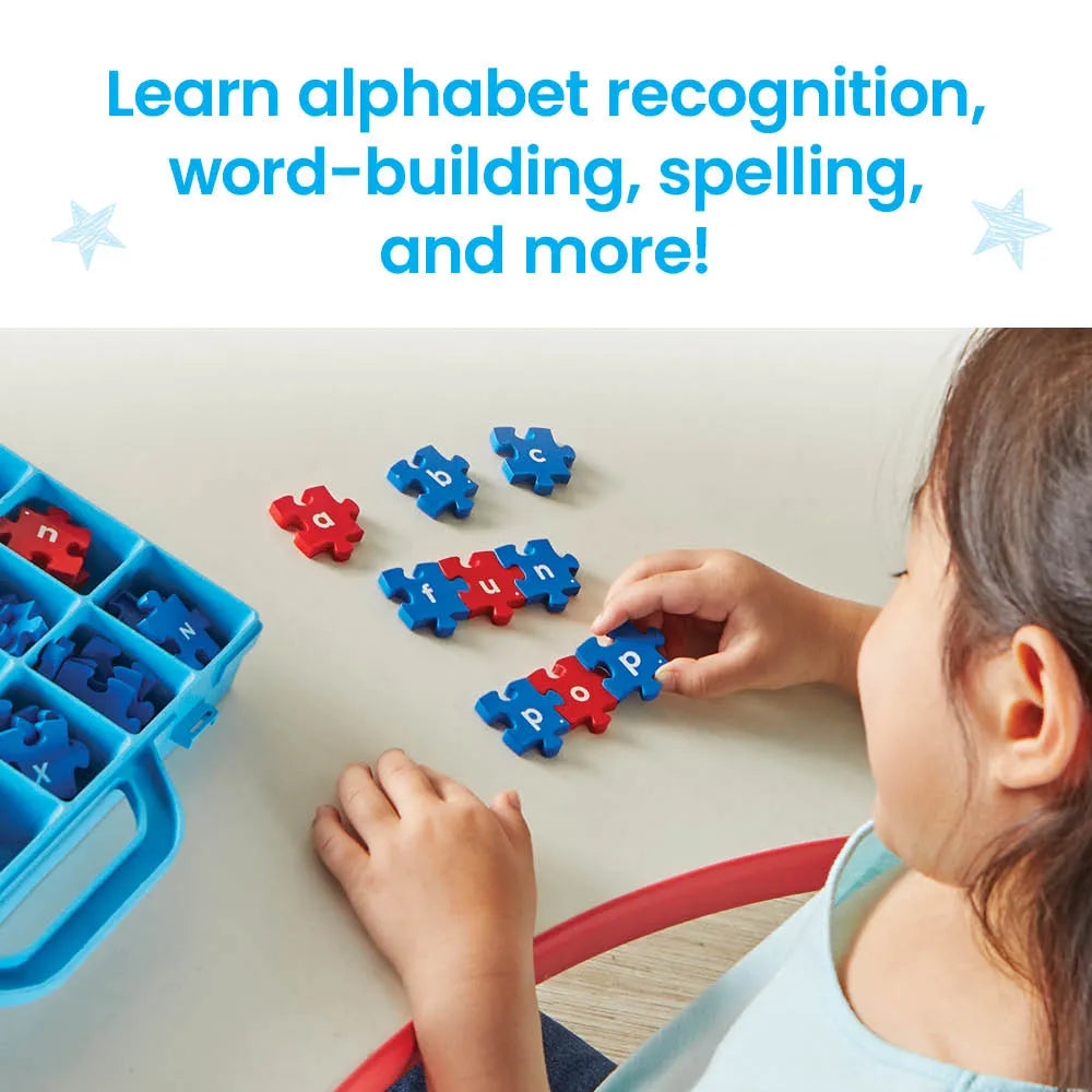 Lowercase Alphabet Puzzle Pieces