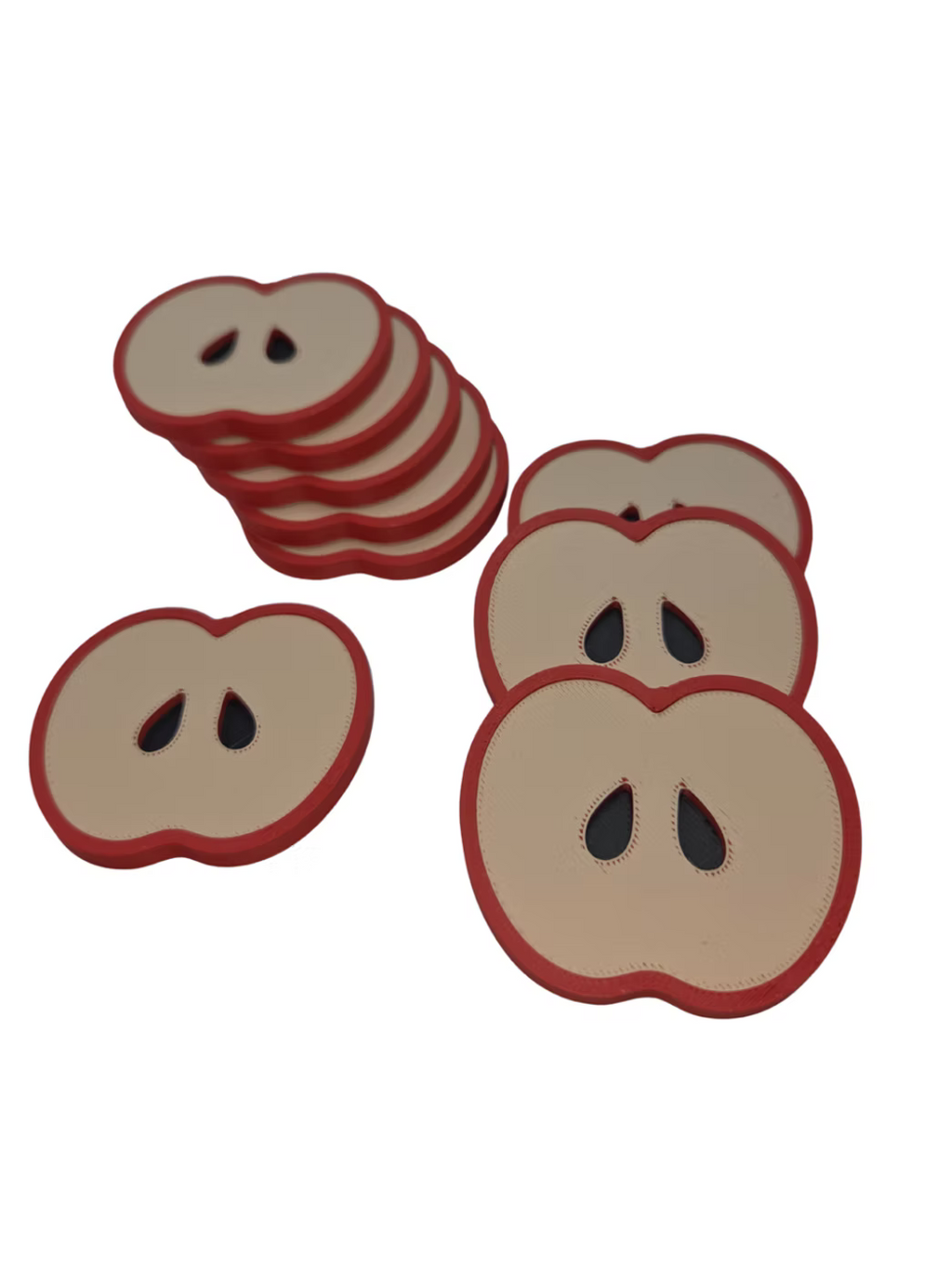 Set van 9 fruitschijfjes