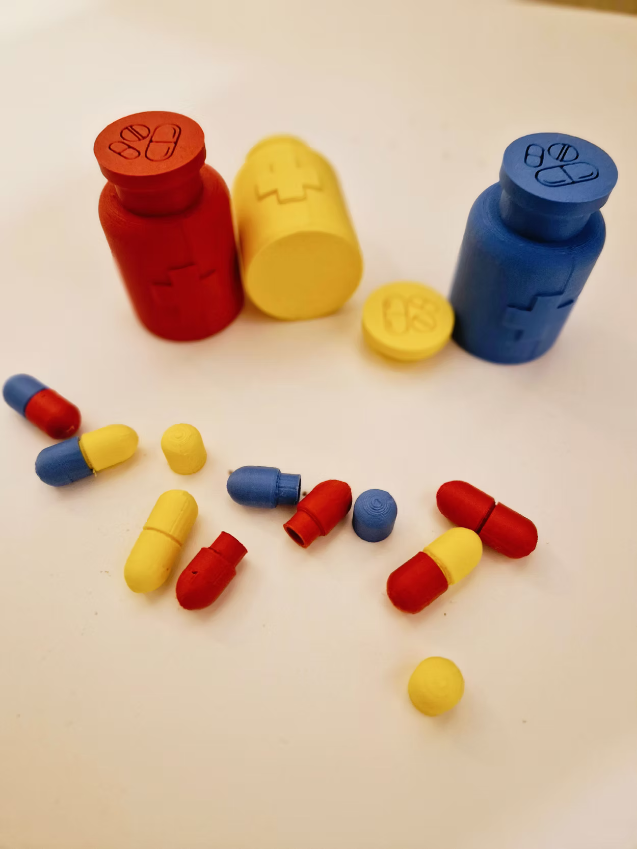 medicijnen sorteerpotjes