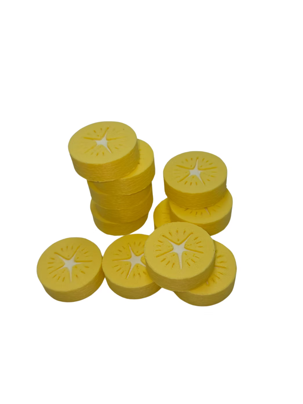 Set van 12 bananenschijfjes