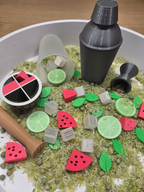 Speelset inc rijst mocktail melonito