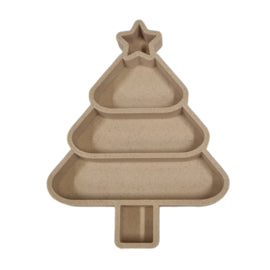 Bio playtray kerstboom houtvezel