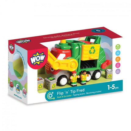 Wow Toys Flip `n Tip Fred vuilniswagen